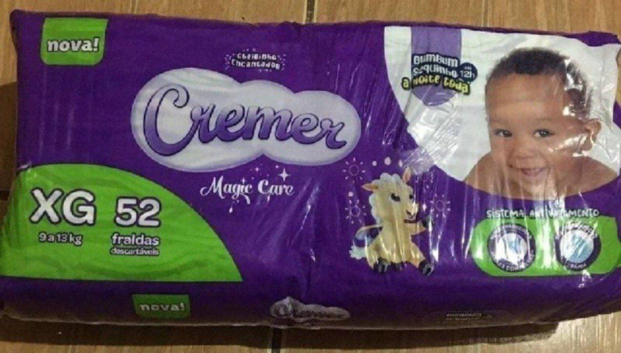 Fralda Disney Hiper, Cremer, XG, Cremer, XG, pacote de 52
