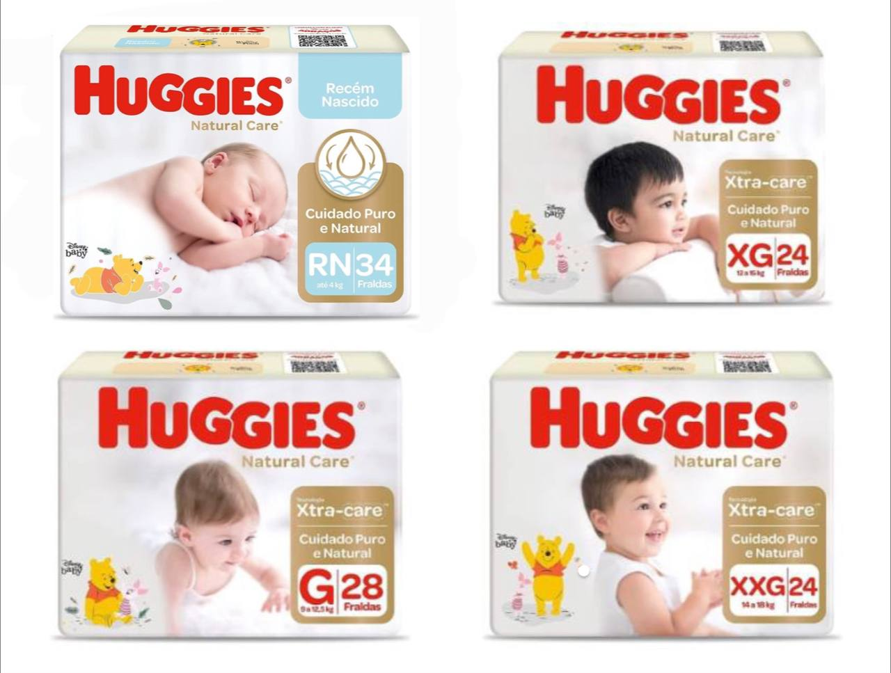 Fralda Huggies Natural Care