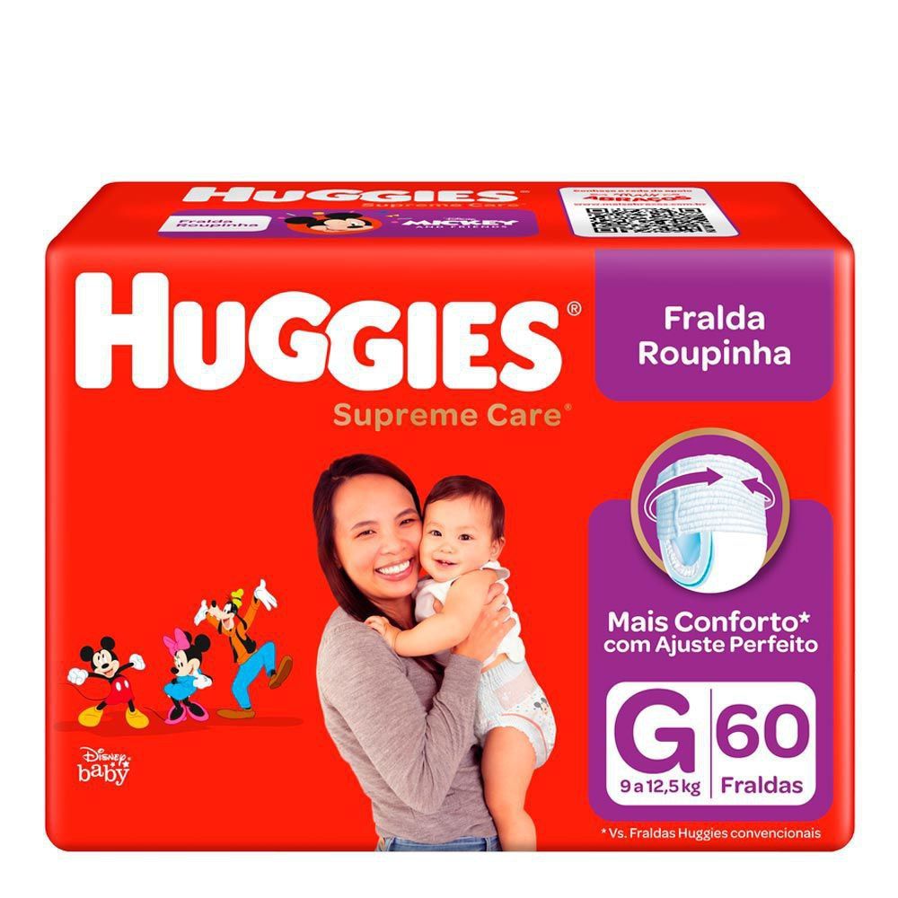 Fralda Huggies Roupinha Supreme Care
