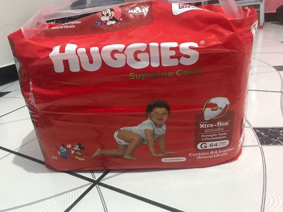 Fralda Huggies Supreme Care G - 64 Fraldas