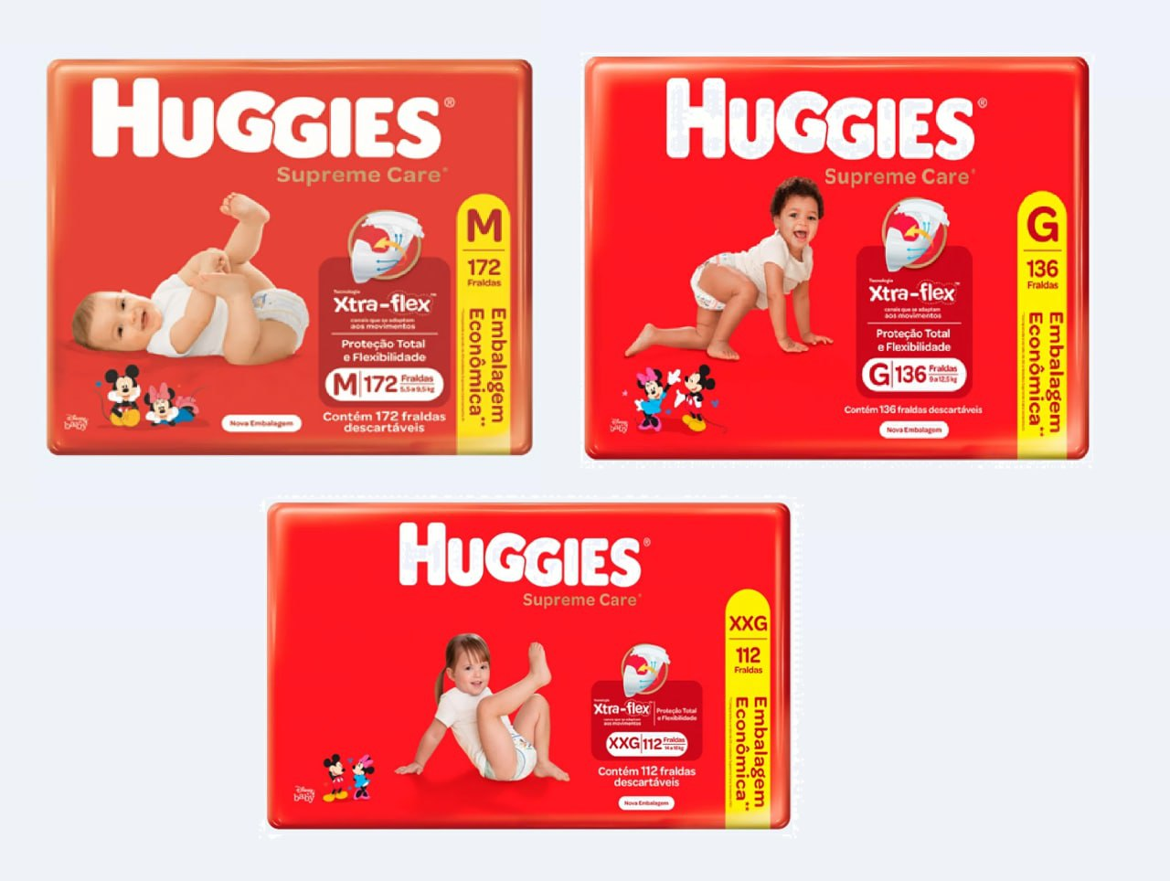 Fralda Huggies Supreme Care Giga