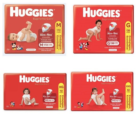 Fralda Huggies Supreme Care Giga