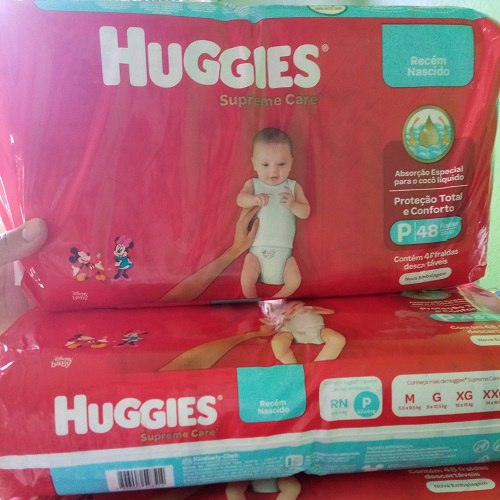 Fralda Huggies Supreme Care P - 48 fraldas
