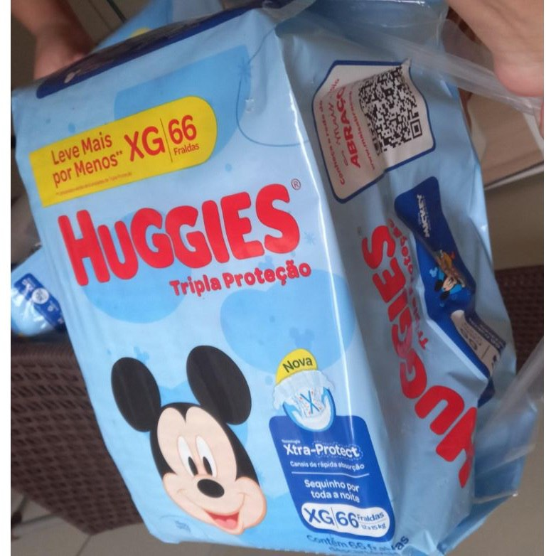 Fralda Huggies Tripla Proteção Xg - 66 Fraldas