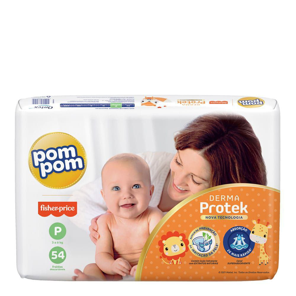 Fralda Pom Pom Derma Protek