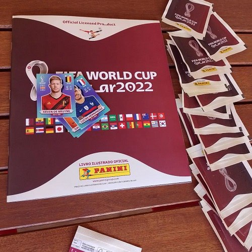 Kit de Figurinhas para o Álbum da Copa do Mundo 2022 Qatar 10 Envelopes - Editora Panini
