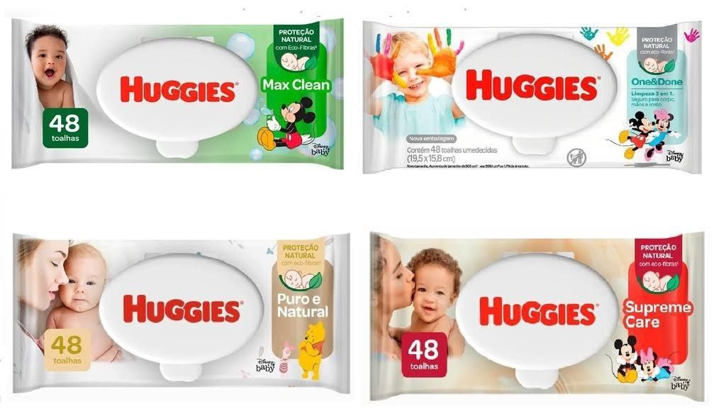 Lenços umedecidos Huggies
