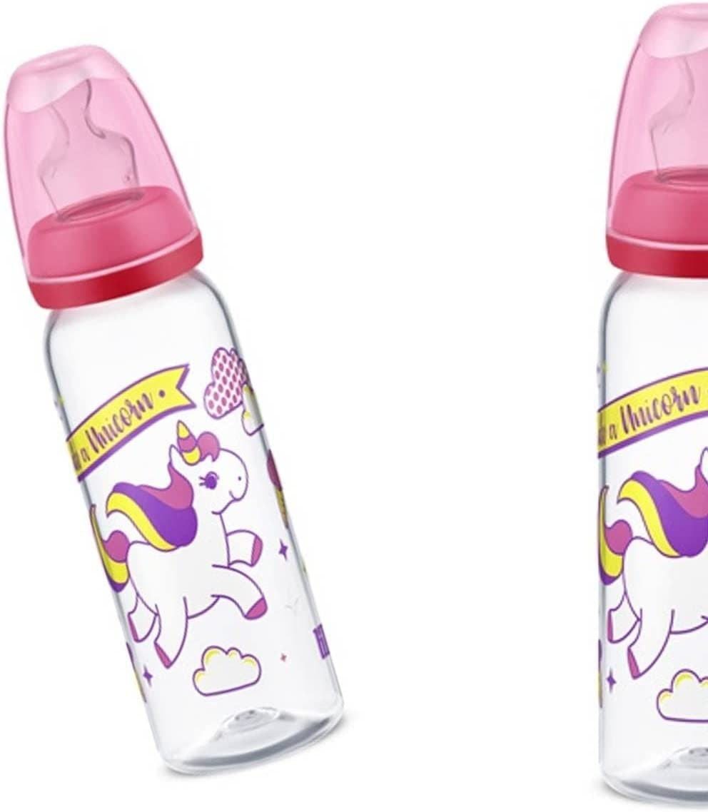Mamadeira Magia Silicone 240 ml Tam 2 - Lillo, Rosa