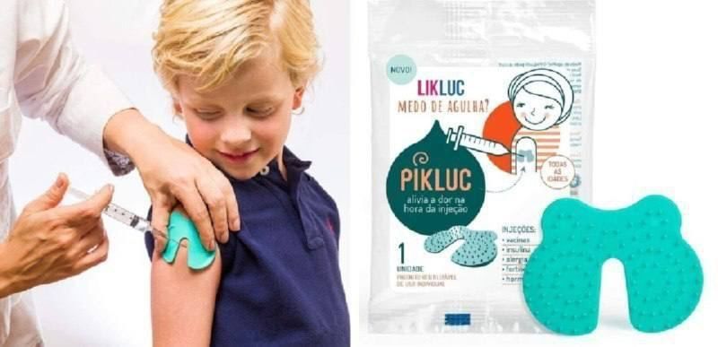 Pikluc - aparelho para alívio da dor de injeção, Likluc