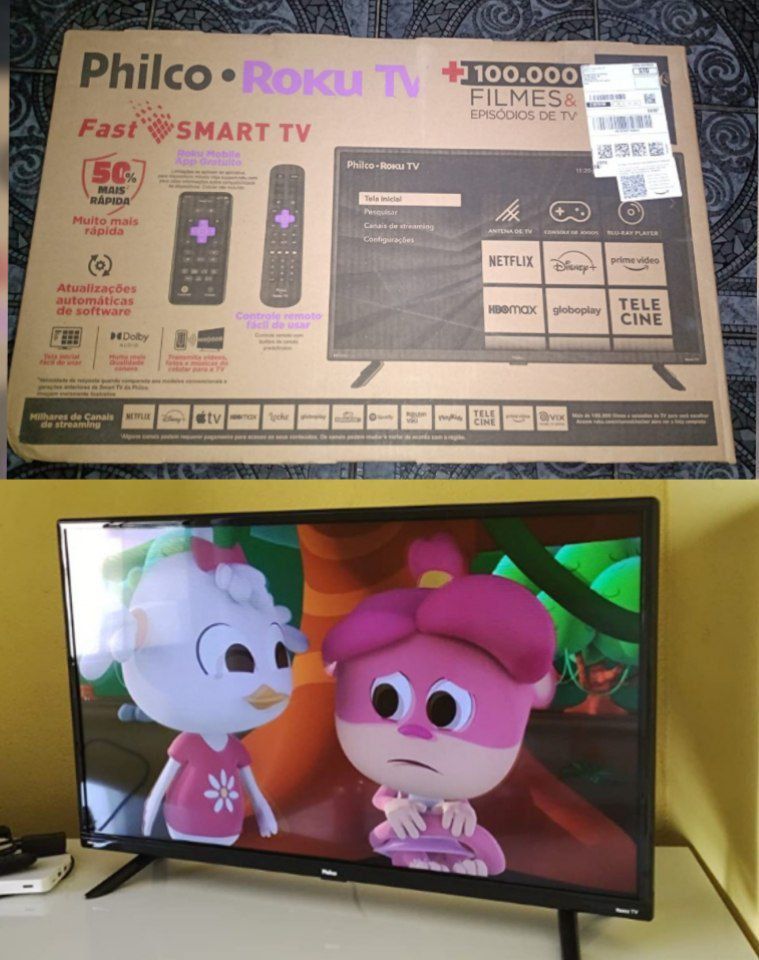 PREÇÃO, SISTEMA ROKU‼️ Pro quarto das crianças!!