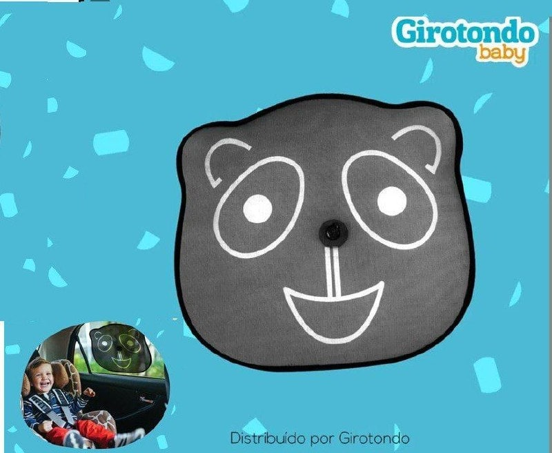 Redutor Claridade Duplo Urso, Girotondo Baby, Preto (2 Unidades)