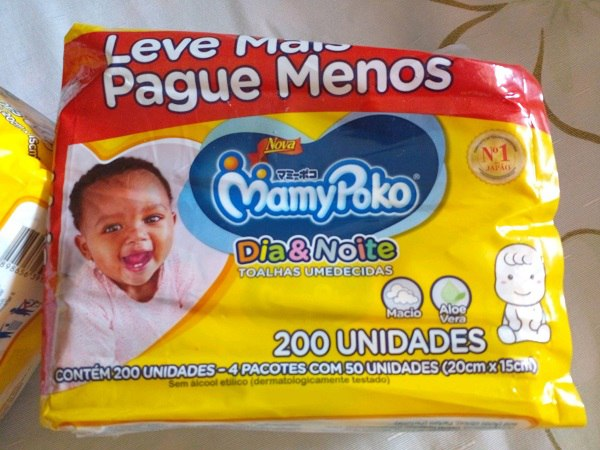 Toalhas Umedecidas MamyPoko Dia&Noite, 200 unidades, Branco