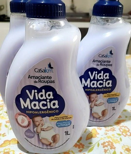Amaciante de Roupa Vida Macia Glicerina e Amêndoas - 1L