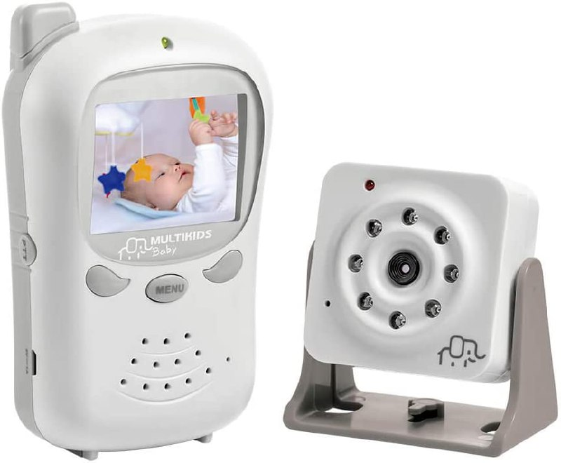 Babá Eletrônica Digital com Câmera BB126, Multikids Baby
