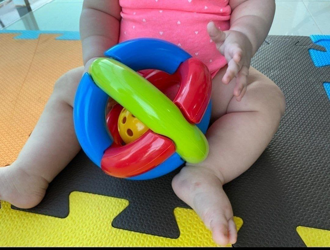 Brinquedo para Bebe Bola Maluquinha Merco Toys, Cores sortidas, 1 unidade