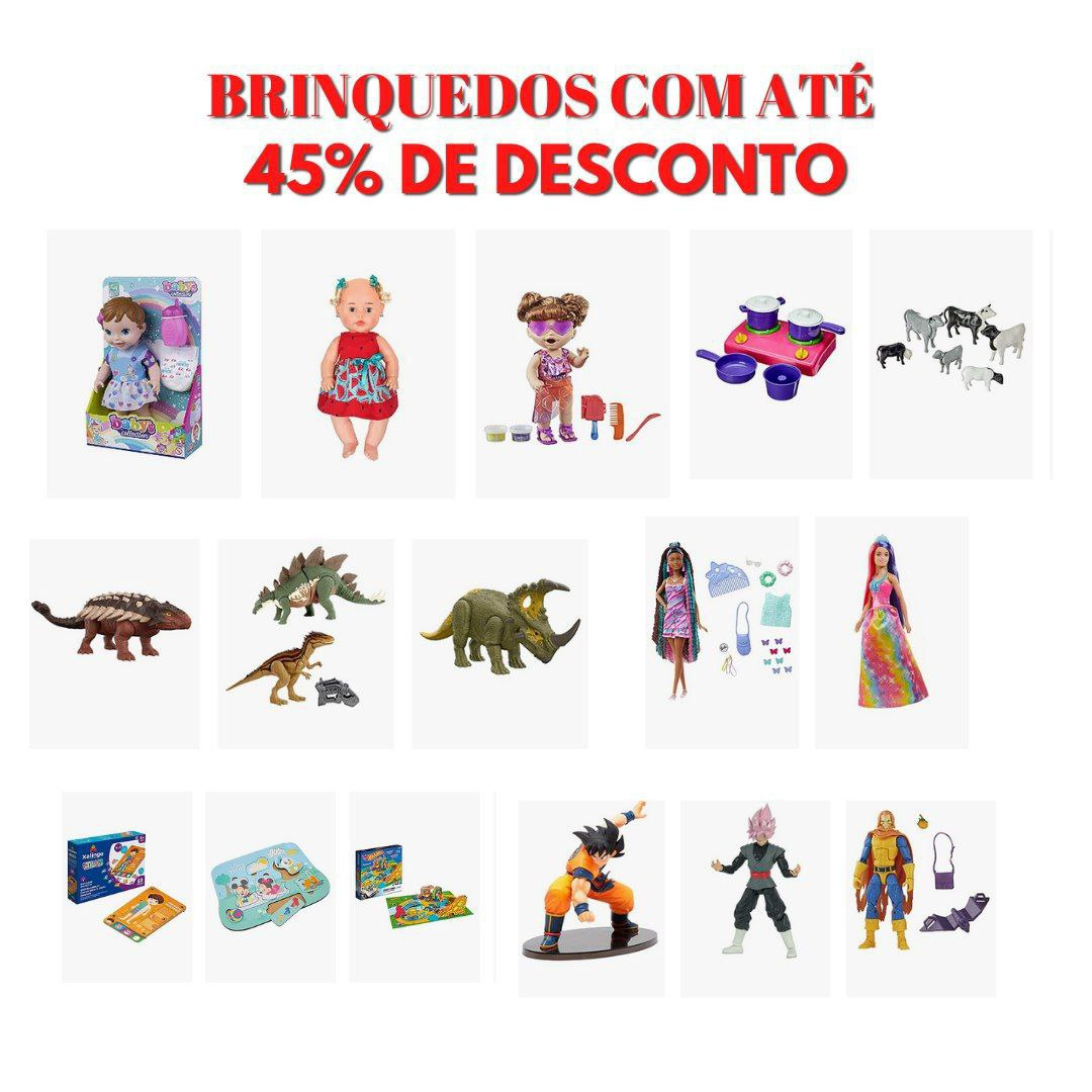 BRINQUEDOS NA AMAZON COM ATÉ 45% DE DESCONTO