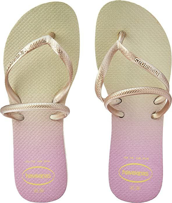 Chinelo Flat Duo Irid, Havaianas, Feminino