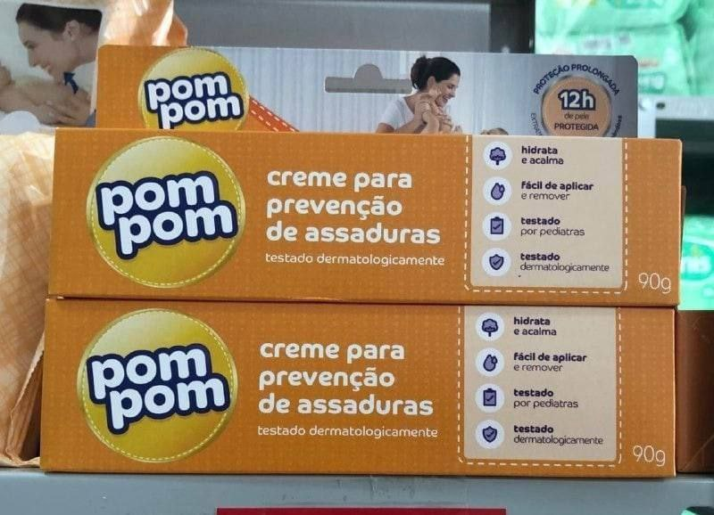 Creme Pom Pom Anti Assaduras 90gr, Pom Pom