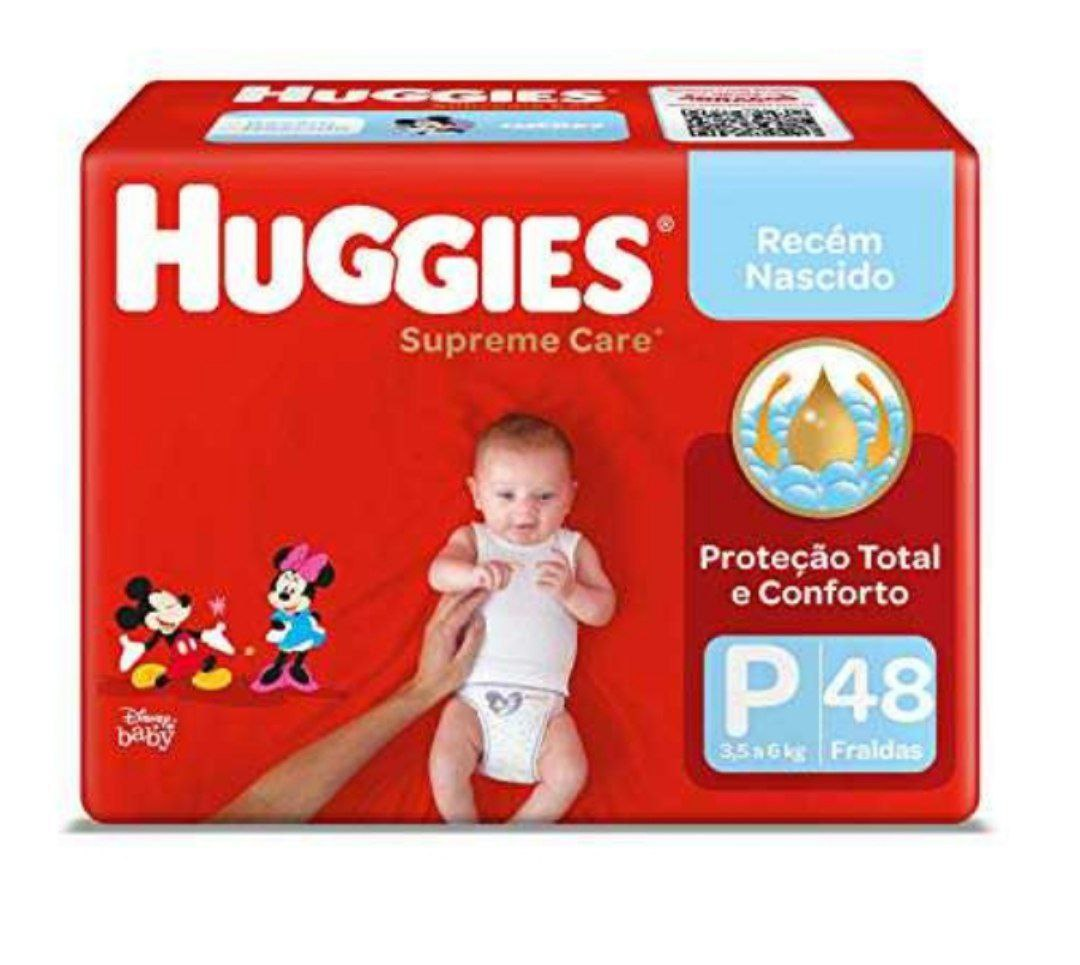 Fralda Huggies Supreme Care P - 48 fraldas
