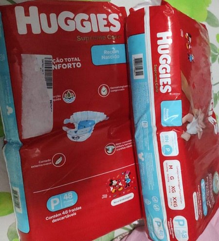 Fralda Huggies Supreme Care P - 48 fraldas