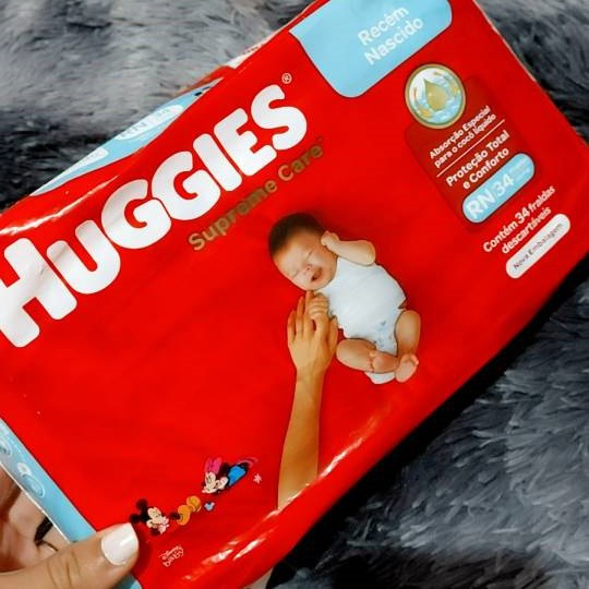 Fralda Huggies Supreme Care RN - 34 fraldas