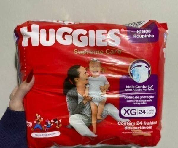 Fralda Huggies Supreme Care Roupinha Xg - 24 Fraldas