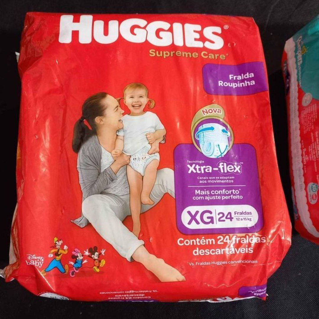Fralda Huggies Supreme Care Roupinha Xg com 24 Fraldas