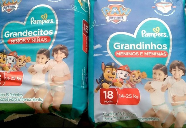 Fralda Pampers Pants Grandinhos
