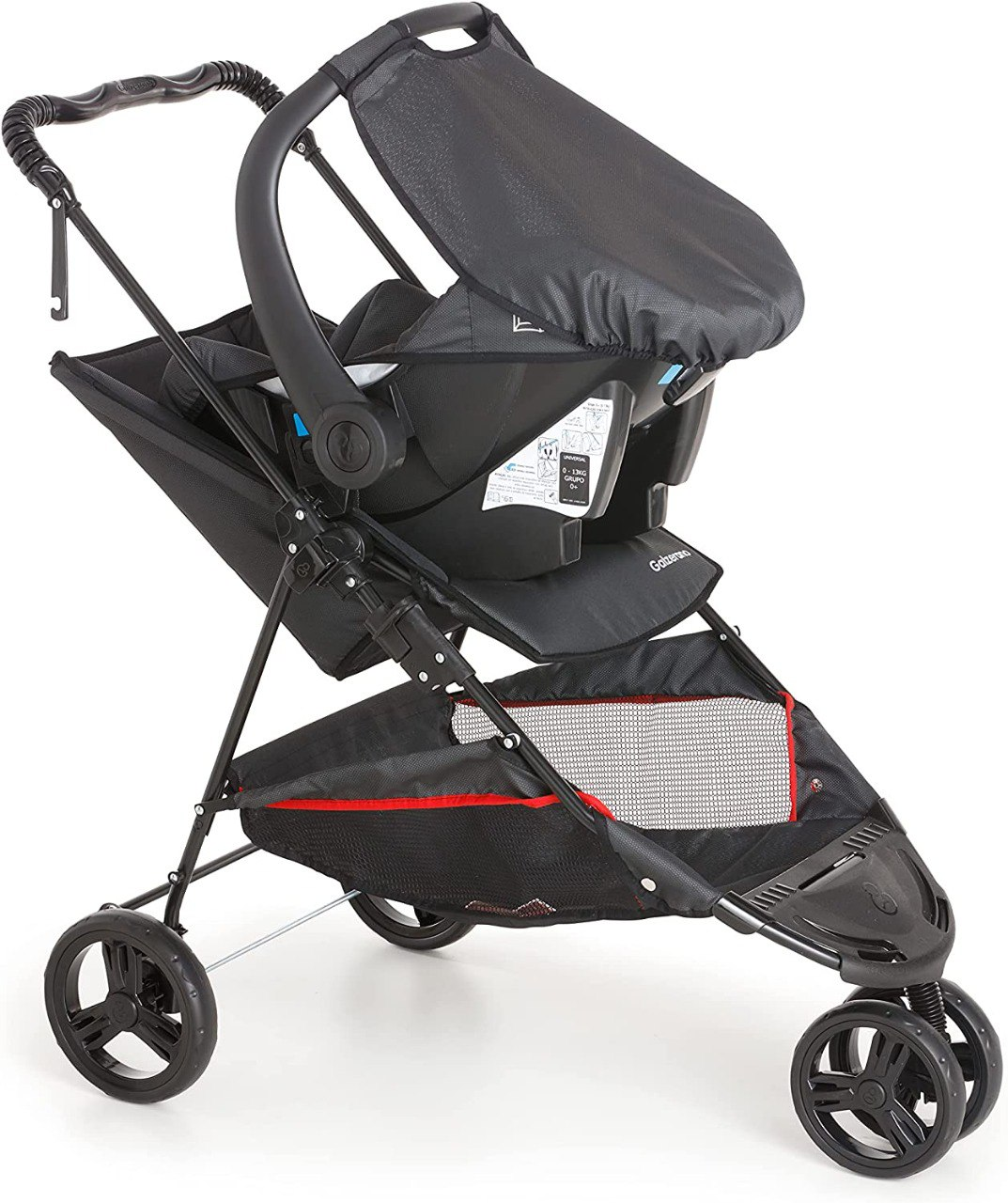 Galzerano, CARRINHO TIVOLI TRAVEL SYSTEM ONIX VERMELHO