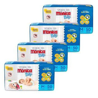 Kit Fralda Descartável Turma da Mônica