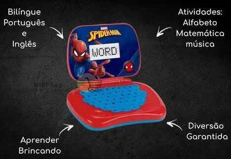 LAPTOP DO SPIDER-MAN - BILINGUE