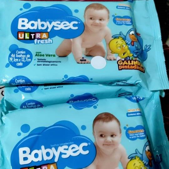 Lenço Umedecido Babysec Galinha Pintadinha 92 Lenços
