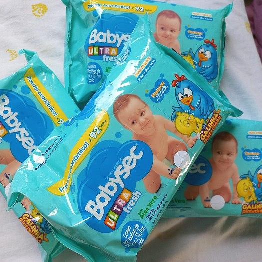Lenço Umedecido Babysec Galinha Pintadinha 92 Lenços
