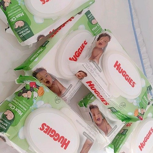 Lenços Umedecidos Huggies Max Clean - 288 lenços (Kit C/ 6 Pacotinhos)