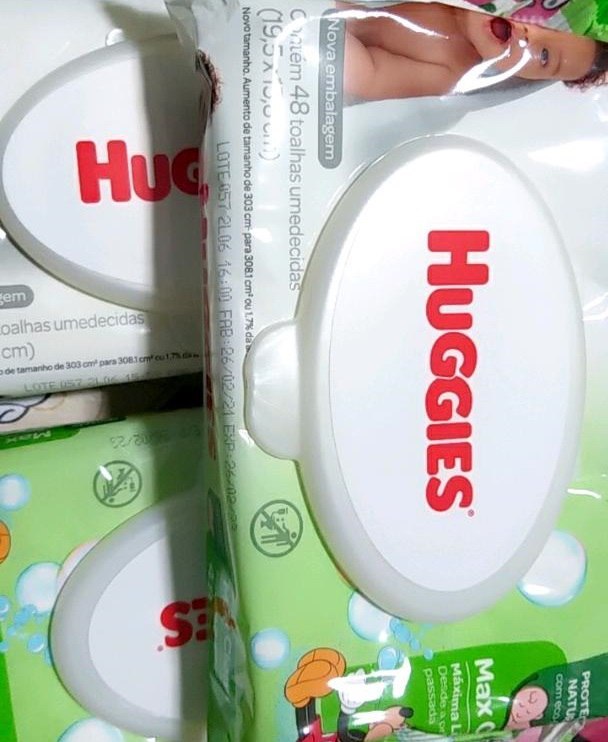 Lenços Umedecidos Huggies Max Clean - 48 lenços