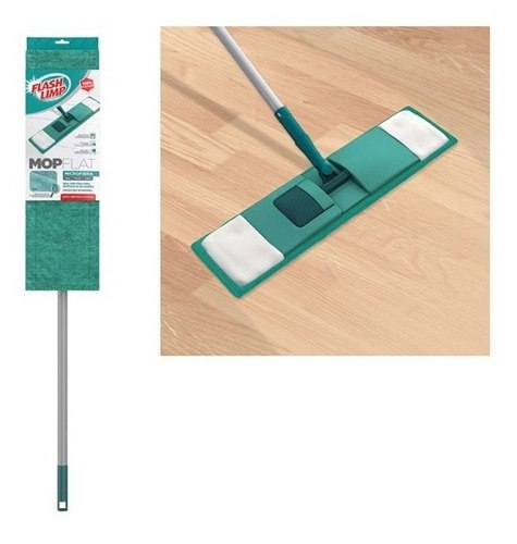 *Mop Flat com refil Microfibra e cabo Telescópico, MOP7657, Flash Limp*