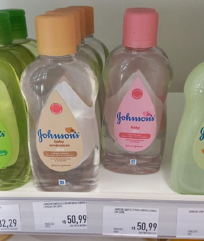 Óleo Amêndoas, Johnson'S Baby, Transparente, 200 Ml