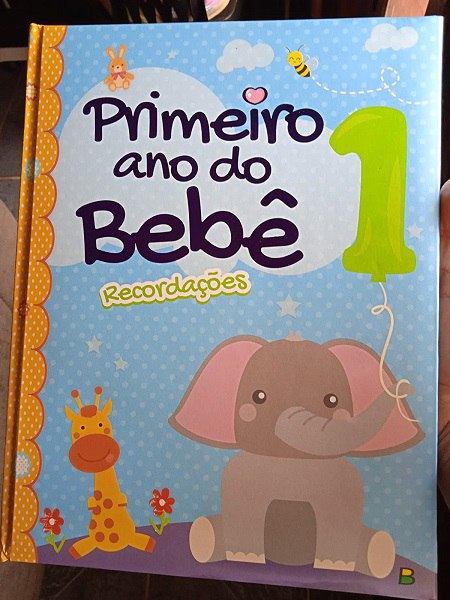 Primeiro Ano do Bebê (Azul) Capa dura