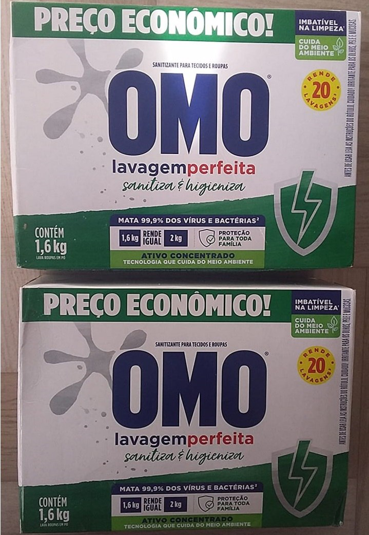 Sanitizante em Pó Omo Lavagem Perfeita 1.6kg