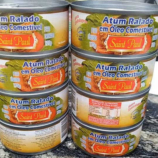 Atum Ralado em Óleo SAINT PAUL 170g