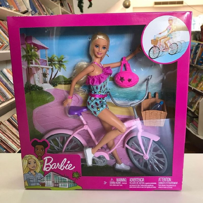 Barbie Boneca Passeio de Bicicleta, Multi : : Brinquedos e  Jogos