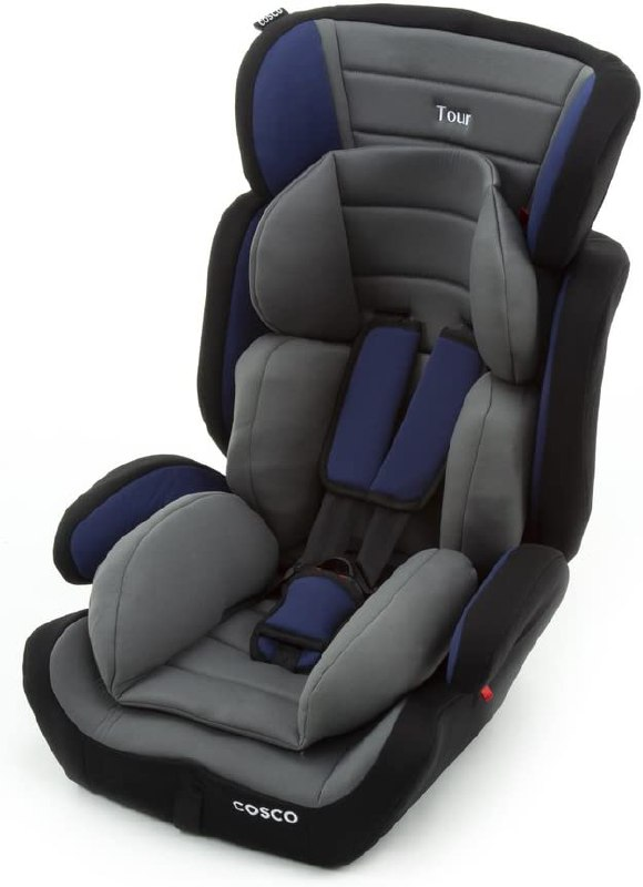 Cadeirinha Tour 9 a 36 Kg, Cosco, Cinza e Azul*