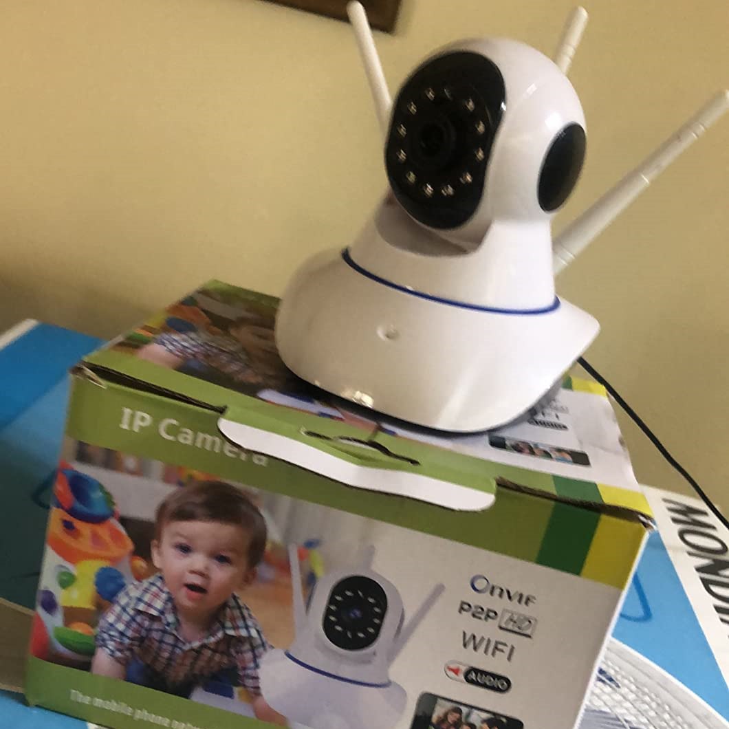 Camera Baba Eletronica 3 Antenas Wifi HD Audio