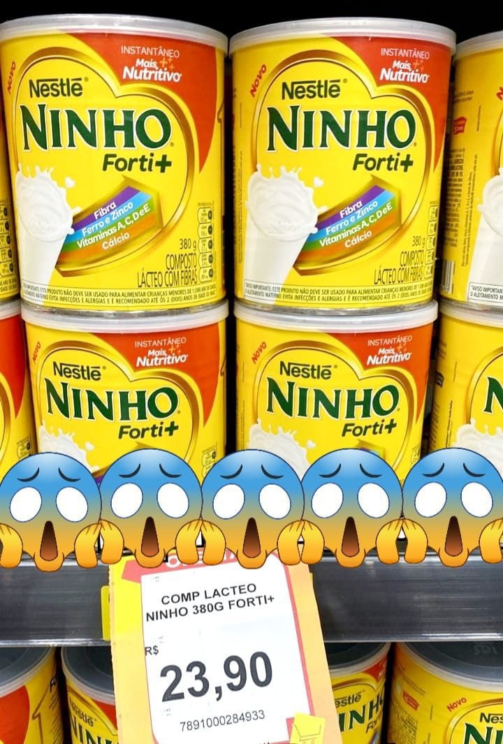 Composto Lácteo, Nestlé, Ninho, Forti+, Lata, 380 g
