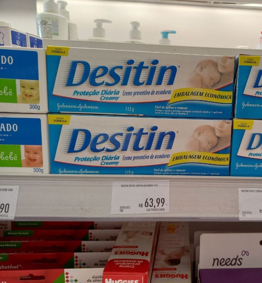Creme Preventivo de Assaduras, Desitin com 113G
