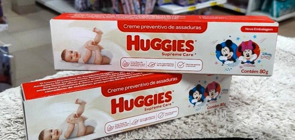 Creme Preventivo de Assaduras Huggies Supreme Care com 80g