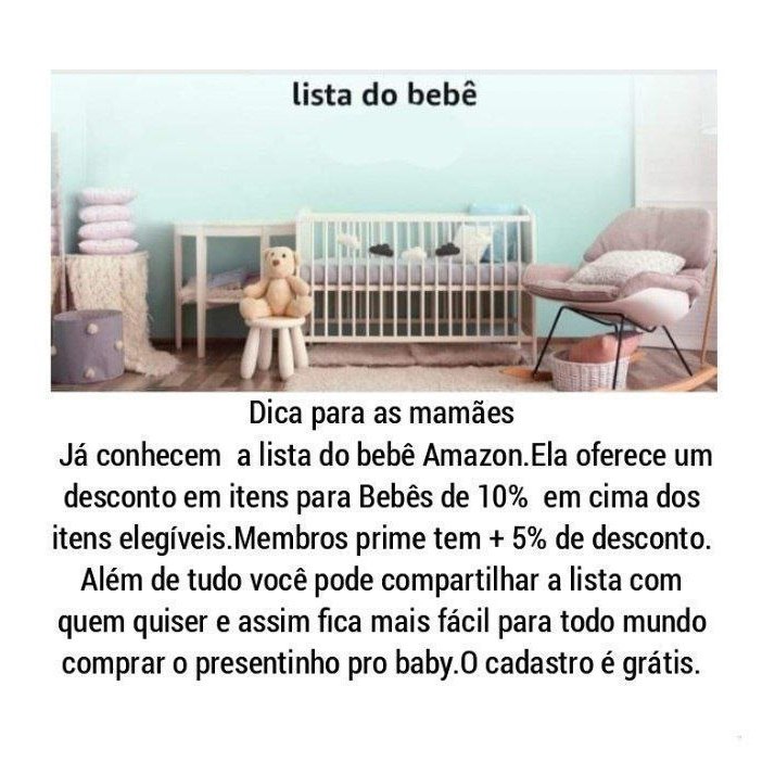 💡Dica para as Mamães e Papais a Amazon criou no Brasil, uma lista que já faz muito sucesso nos EUA.