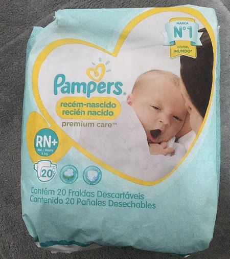 Essa é a Pampers RN+ vai até 6KG