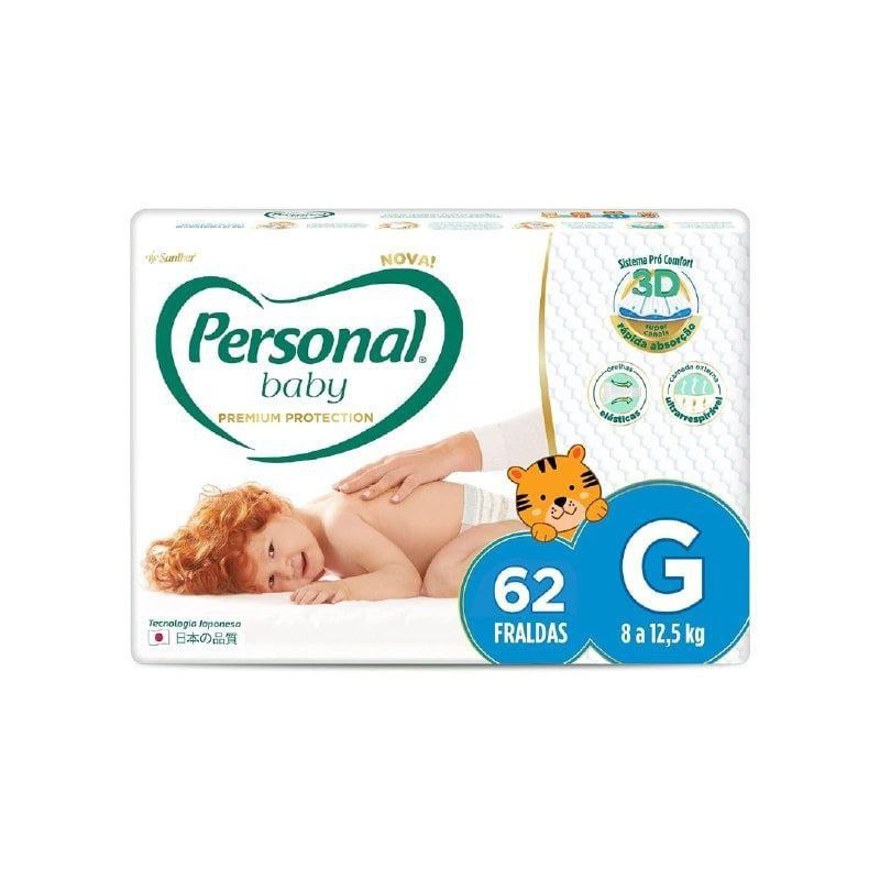 Fralda baby premium Protection personal G 62