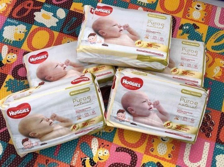 Fralda Huggies NATURAL CARE P 36 unidades